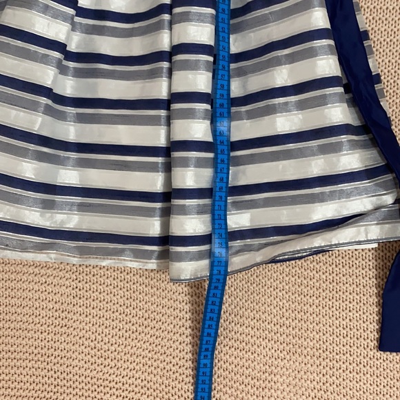 Jona Michelle Girls' Party Dress Blue/Stripes - Picture 4 of 10